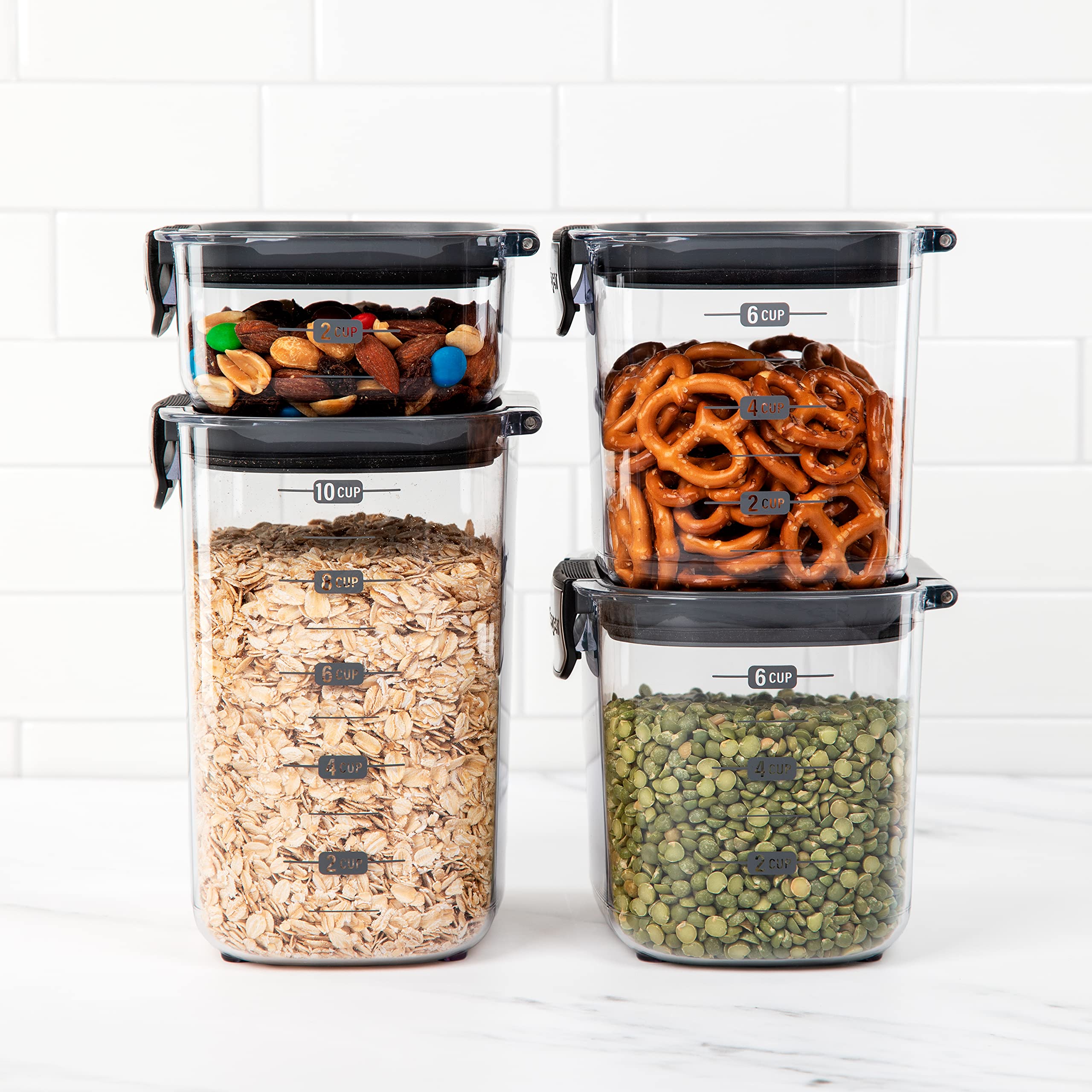 Progressive ProKeeper+ diseño rectangular facilita el acceso y la organización.