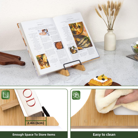 PUERSI tamaños de recetas: admite libros variados para leer sin esfuerzo.