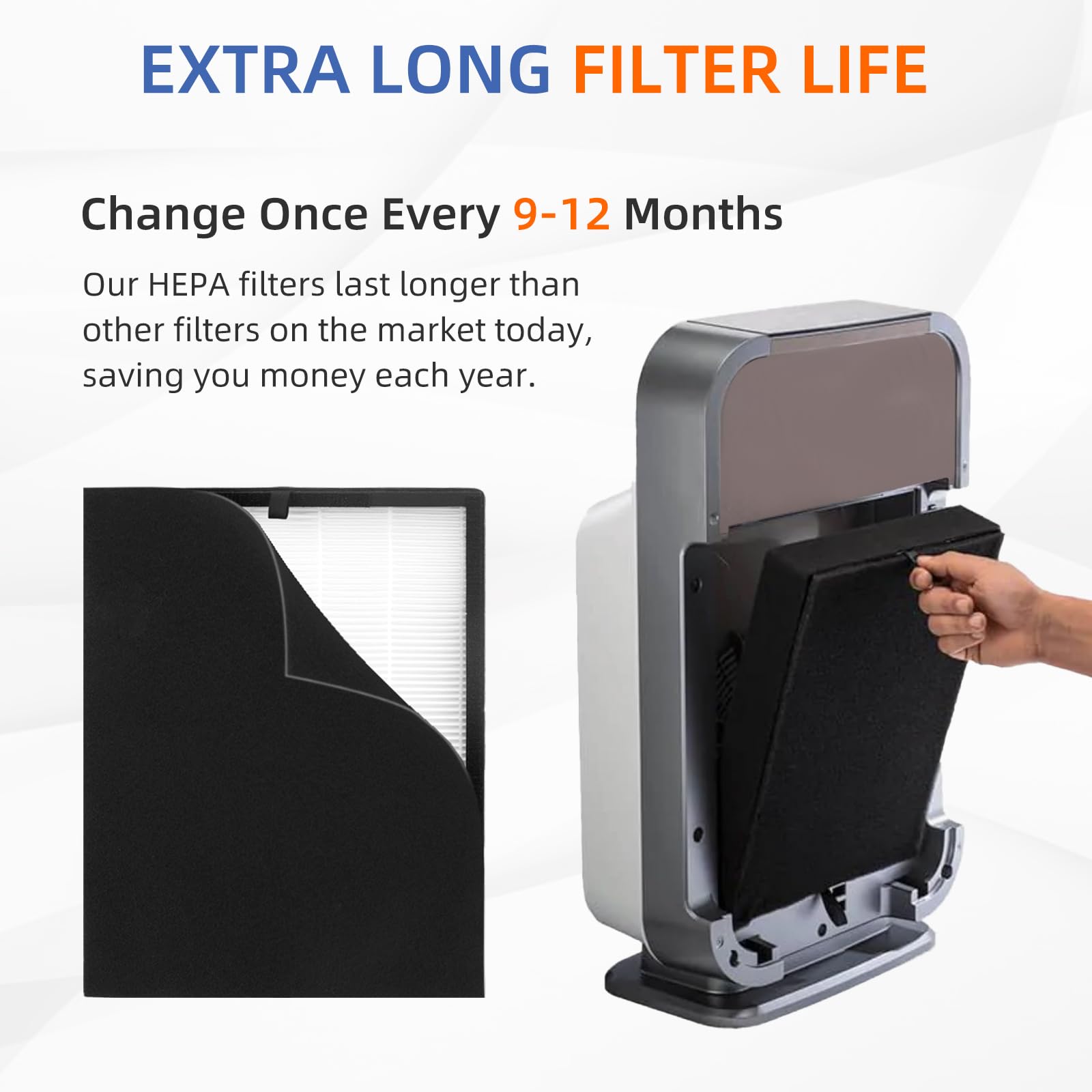 Pulluty instalación fácil sin herramientas para cambio de filtro.