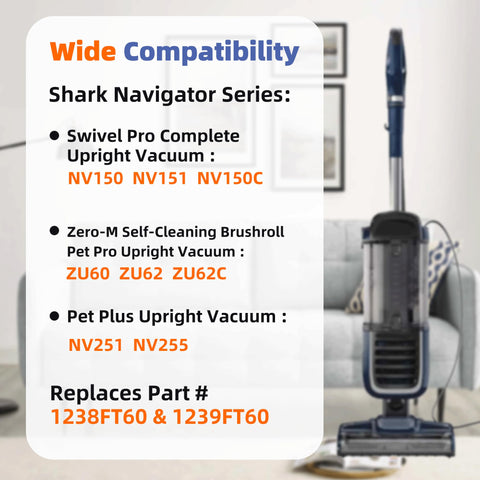 Conjunto de filtros Pulluty para Shark, repuestos compatibles y duraderos