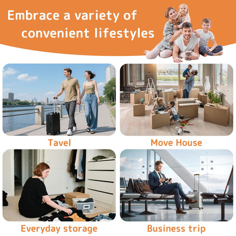 QIJIAYI material PA+PE resistente y reutilizable