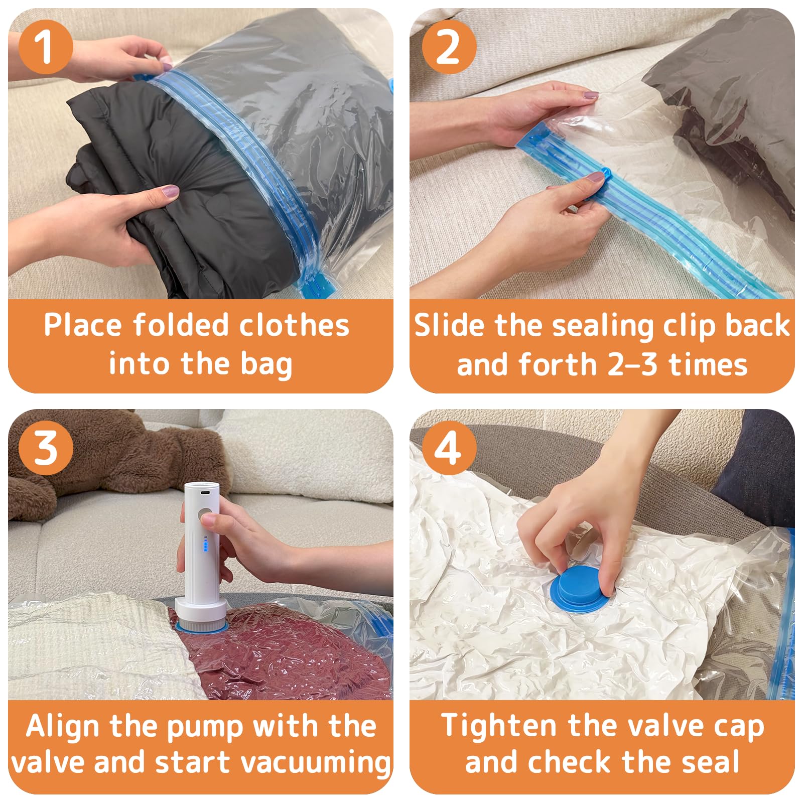 QIJIAYI ventana semitransparente para identificar prendas