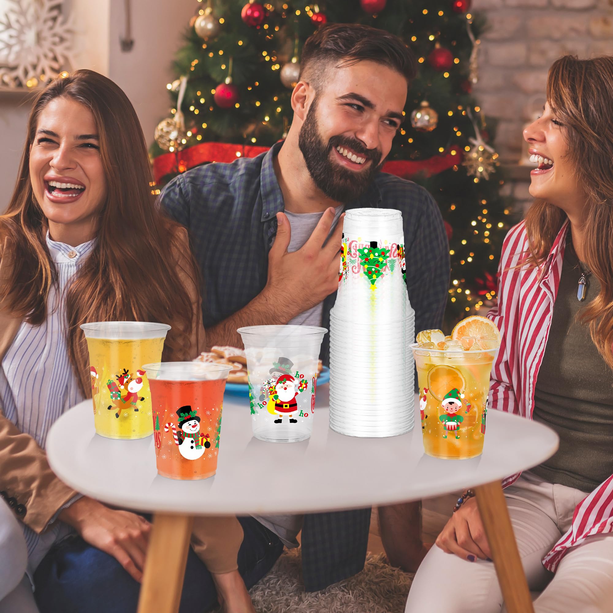 Vaso QZYL hombre-galleta-jengibre, festivo y fácil de usar.