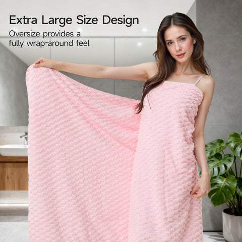 Toalla para cabello REDKISS rosa, secado suave sin enredos