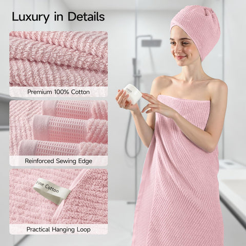 REDKISS paños rosa, suaves y listos para cara y manos.