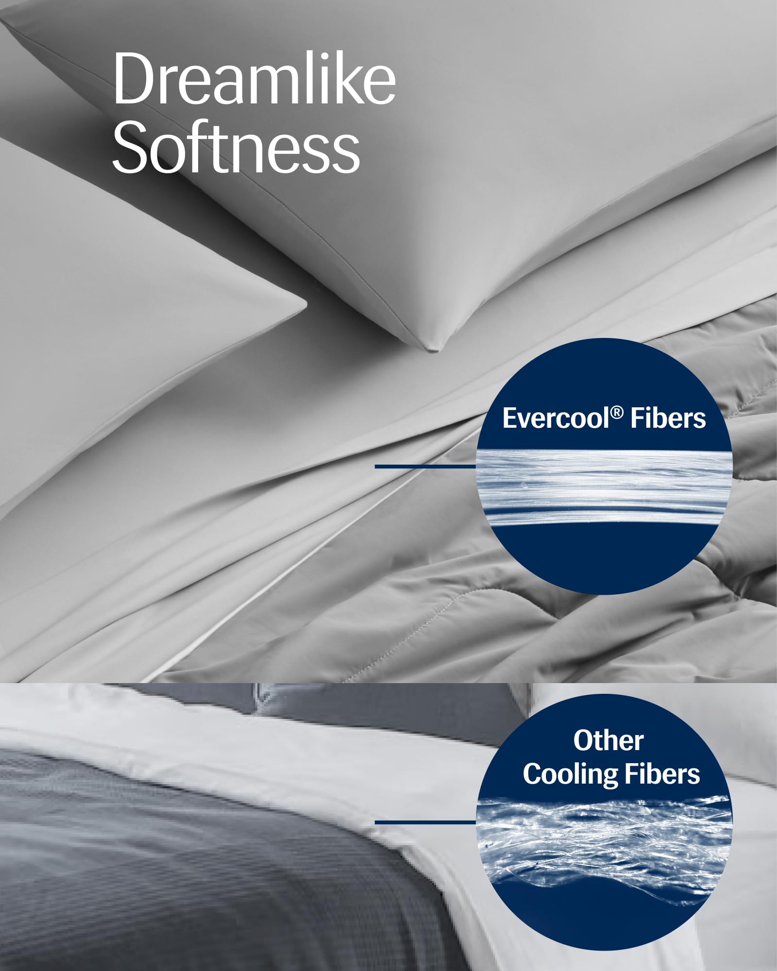 Relleno Sorona y Tencel para suavidad y regulación de temperatura