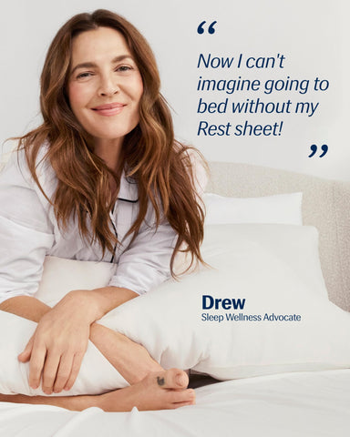 REST Evercool+ sábana ajustable queen, borde elástico ancho.