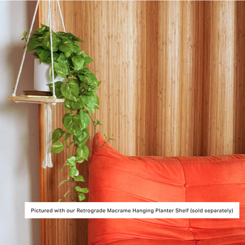 Retrograde potos artificial, textura de seda que imita hojas naturales.