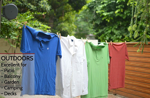 Riveda tendedero retráctil capacidad 30 libras para ropa diaria