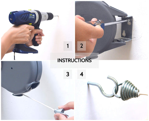 Riveda tendido retráctil interior y exterior para ahorro de energía