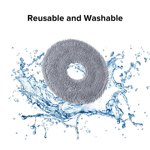 Roborock Qrevo CurvX, paños lavables para reutilizar varias veces