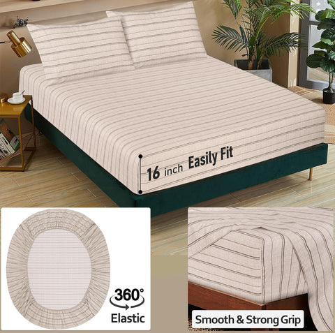 RUVANTI sábanas fáciles de cuidar, lavado sencillo y planchado mínimo.