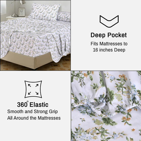 Sábanas RUVANTI percal-cuidado-facil-lavado, suaves tras cada lavado.