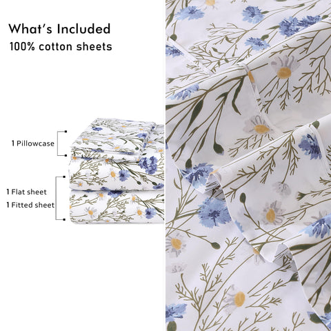 RUVANTI diseño floral guisante dulce, impresión duradera para todas las estaciones.