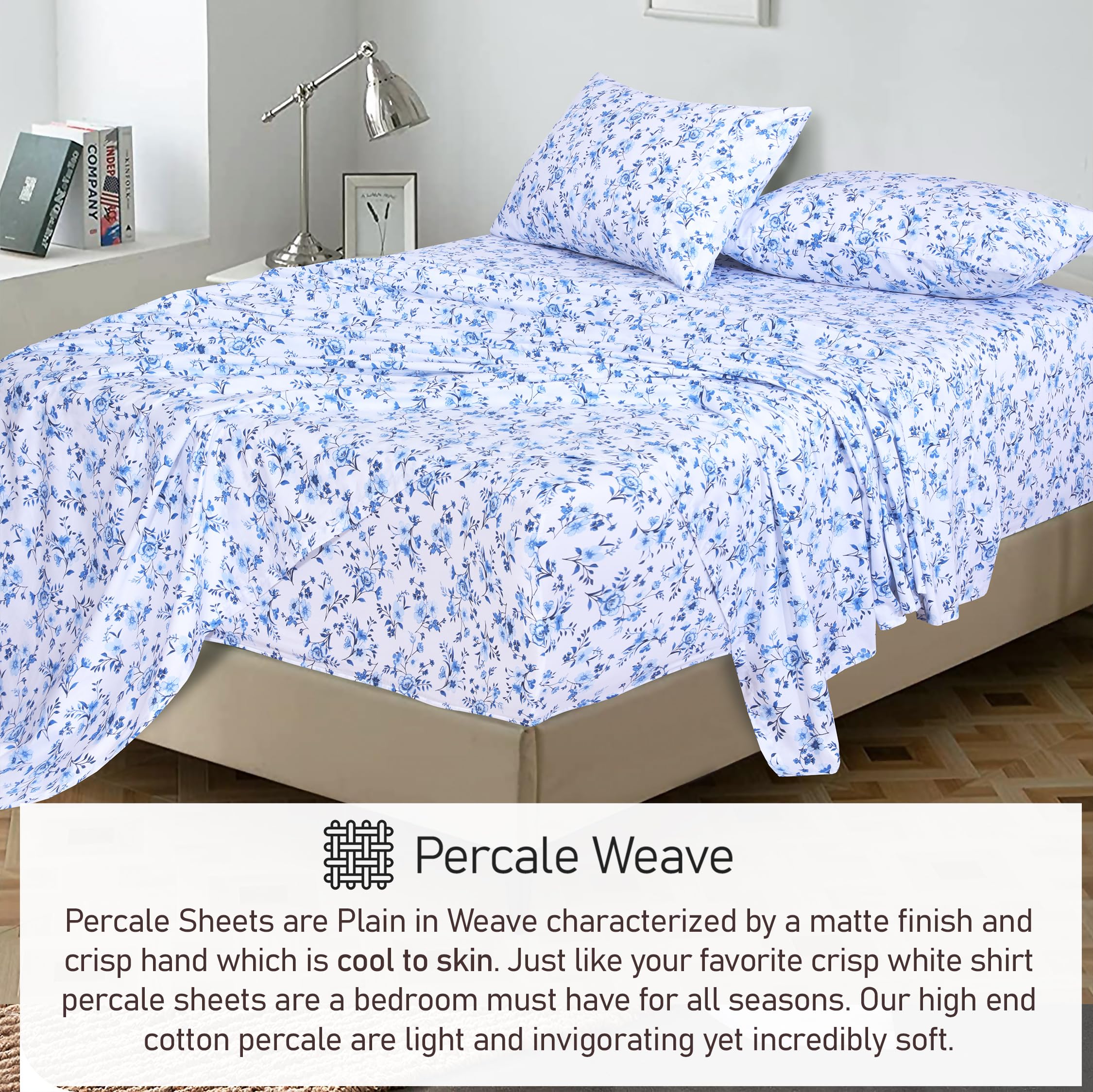 Bolsillo profundo de 16 pulgadas, ajuste seguro en colchones altos.