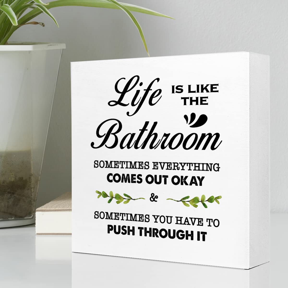 Cartel de tamaño 5x5 pulgadas de Ruvoty para diferentes espacios.