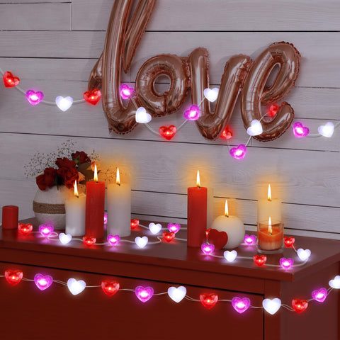 Sakayo: dos tiras conectadas aportan un ambiente romántico para fiestas.