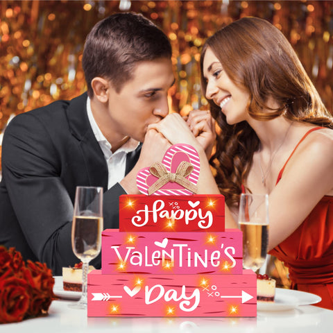 Centro de mesa rústico Sakayo con iluminación LED para salas y escritorios.