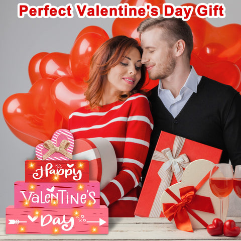 Adorno de mesa con LED, ideal para chimenea o estante en casa.