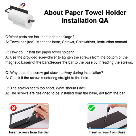 Seropy agarradera magnética para papel, evita caídas al jalar