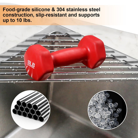 Seropy borde de silicona antideslizante mantiene el escurridor estable