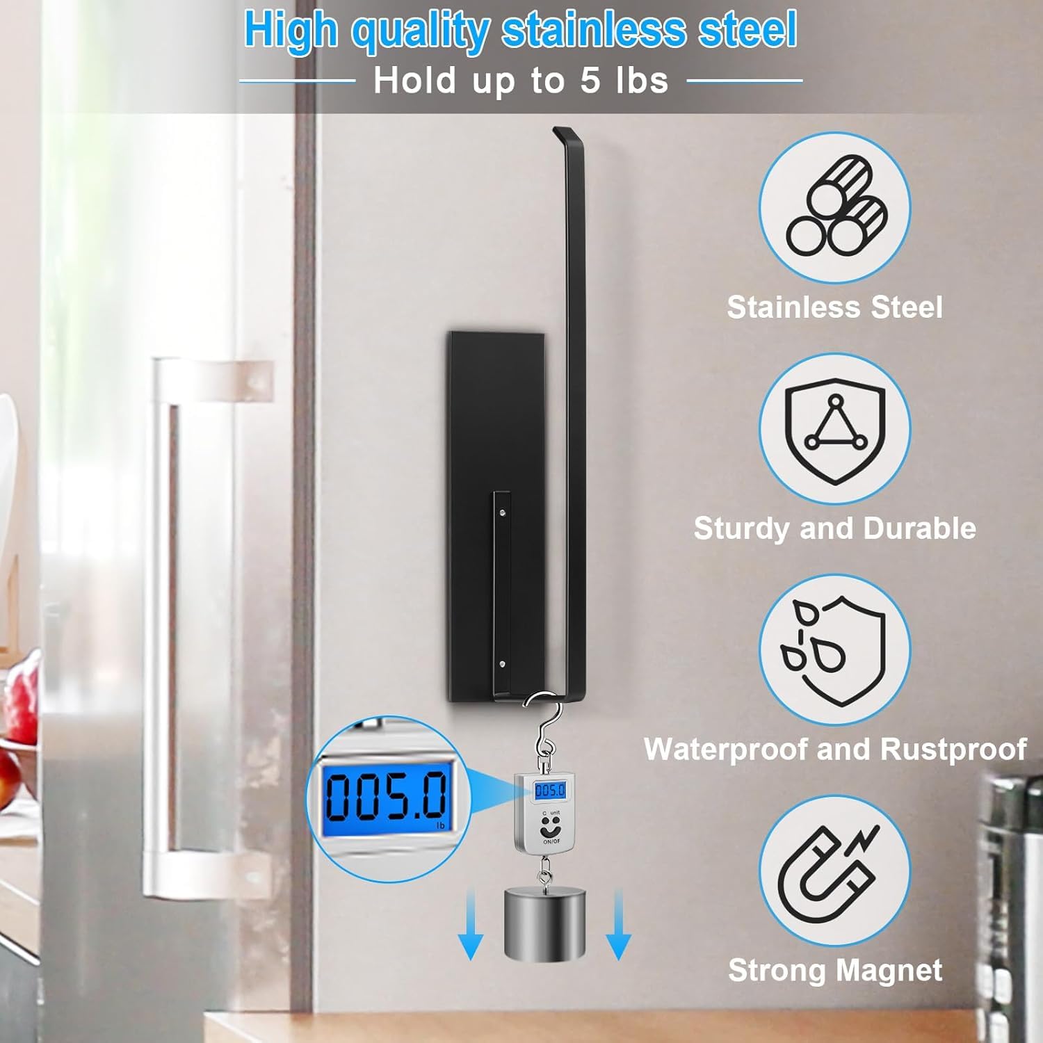 Seropy organizador frigorífico magnético, ahorro de espacio en cocina