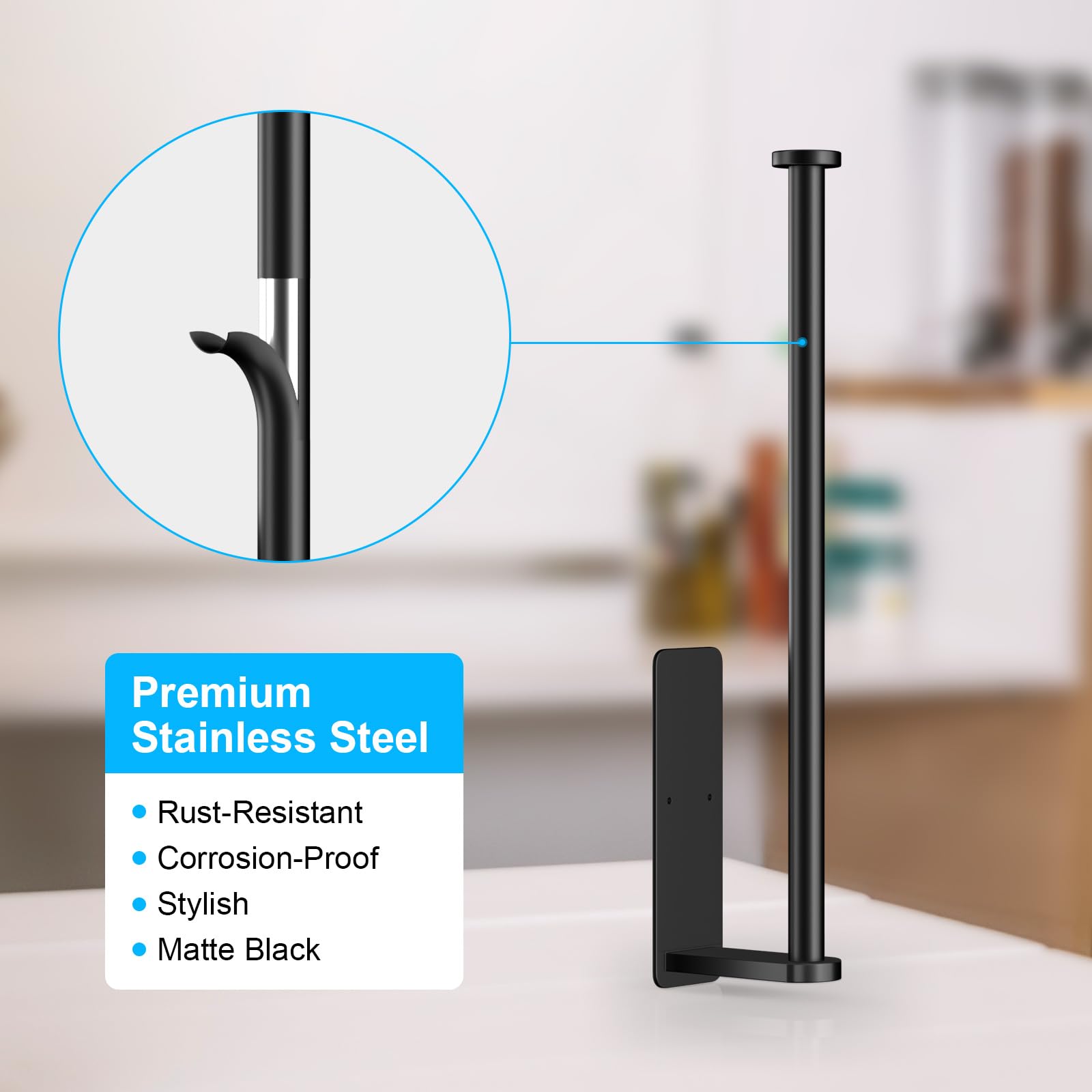 Seropy soporte multifuncional para film, aluminio y toallas