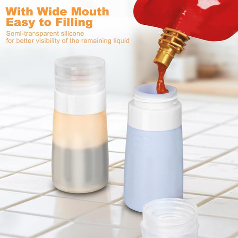 Envase de silicona apto para alimentos, suave y duradero