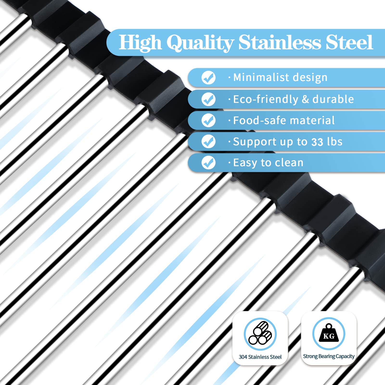 Seropy tapete de silicona con bordes suaves protege encimera.