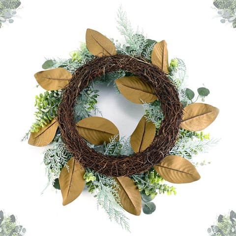 Detalle de hojas de boj SEVENLOVE con aspecto realista.