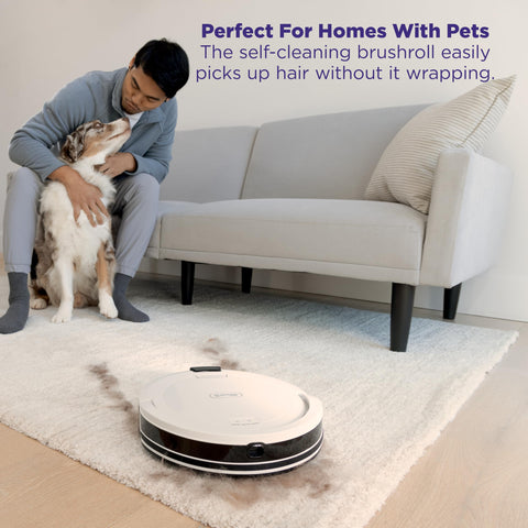 Navegación SmartPath de Shark Navigator mapea la casa con precisión.