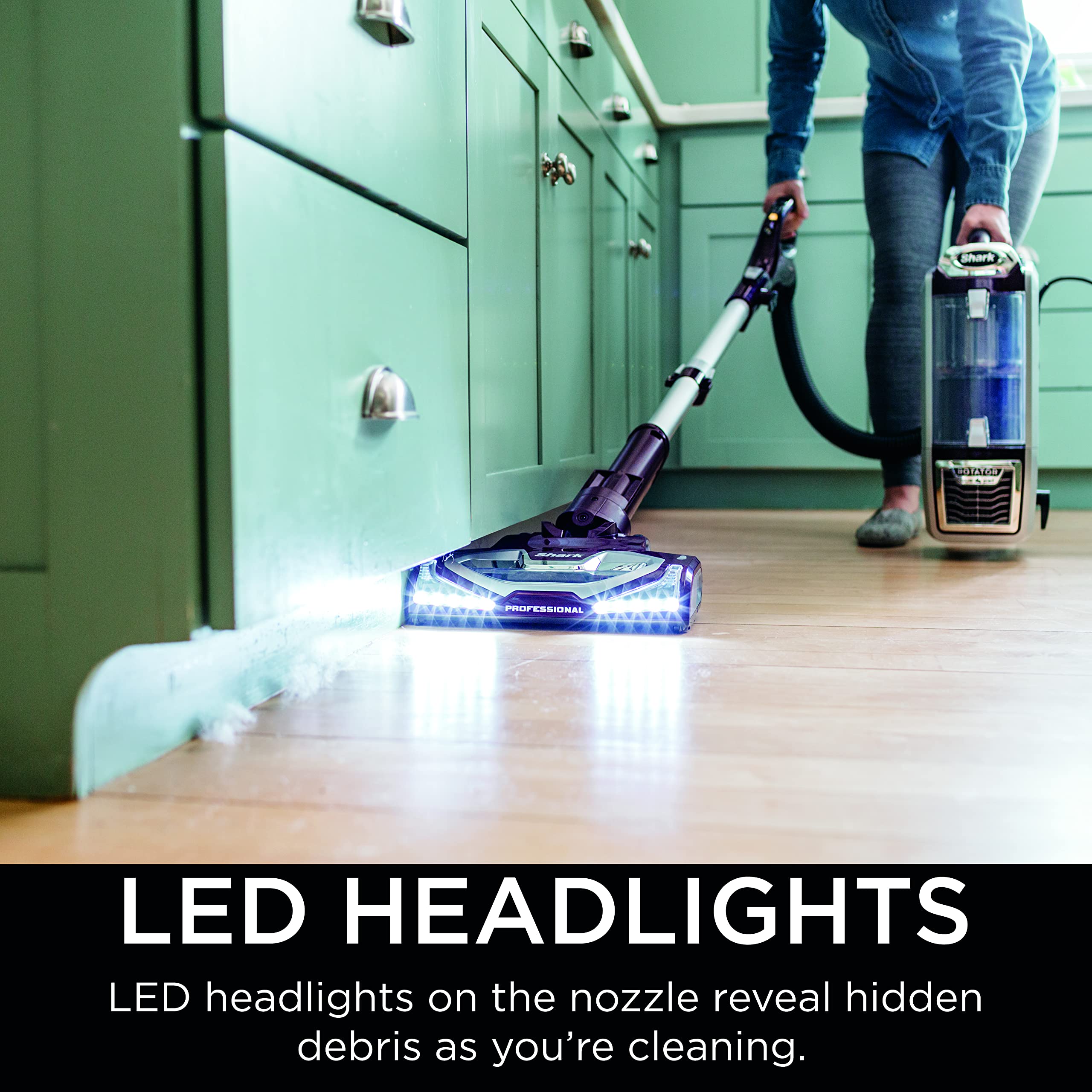 Shark NV752 Rotator limpieza multi-suelo entre suelos duros y alfombras