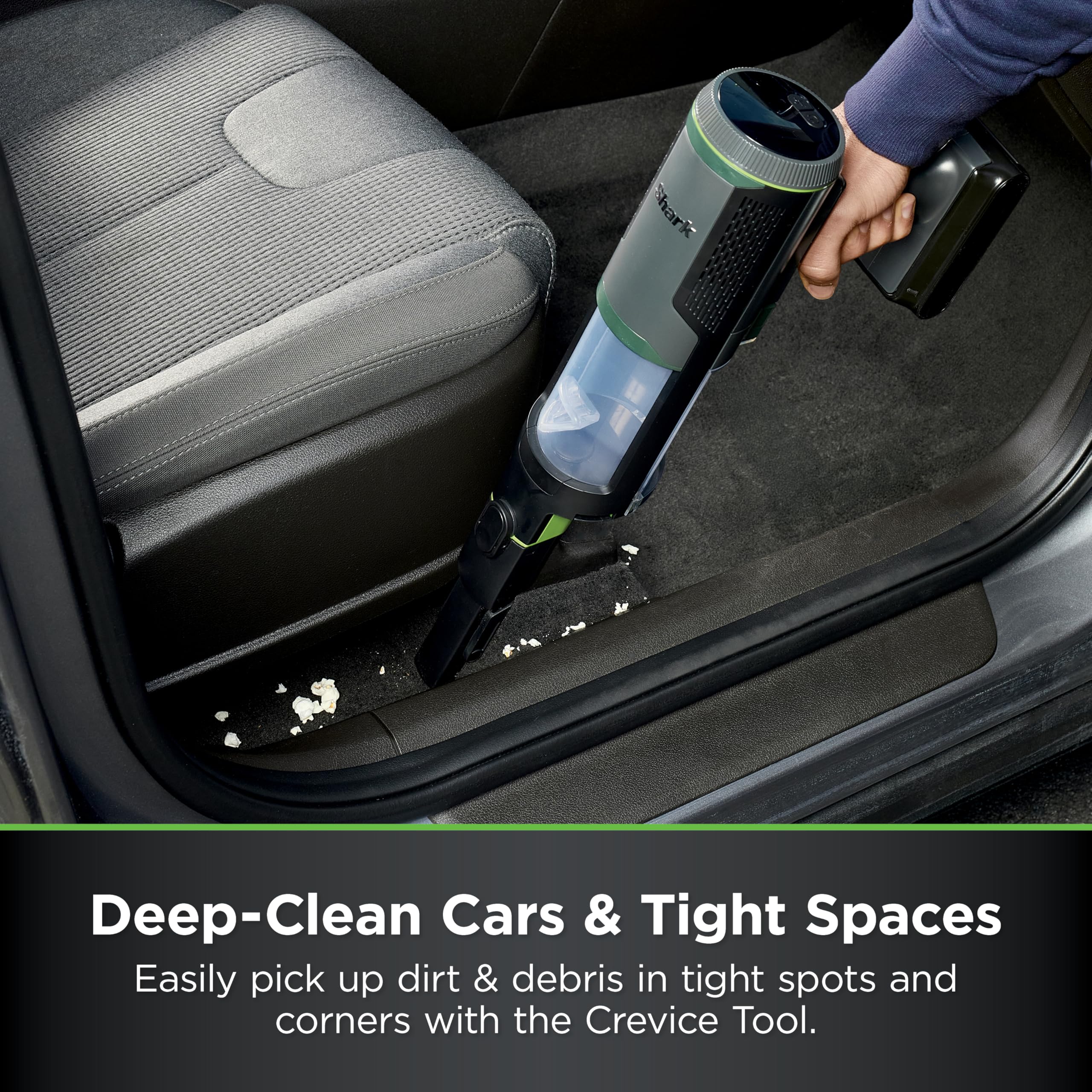 Duster Crevice de Shark PowerBoost llega a rincones difíciles