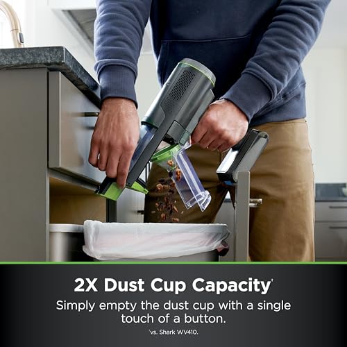 Pantalla LED de Shark PowerBoost muestra rendimiento y batería en tiempo real