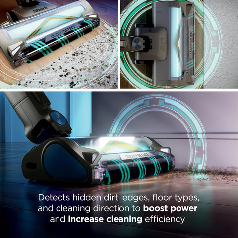 Shark PowerDetect cabezal-detect-doble-cepillos, recoge suciedad en todos los suelos