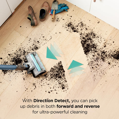 Shark PowerDetect deteccion-suciedad, limpieza más rápida en alfombras y pisos