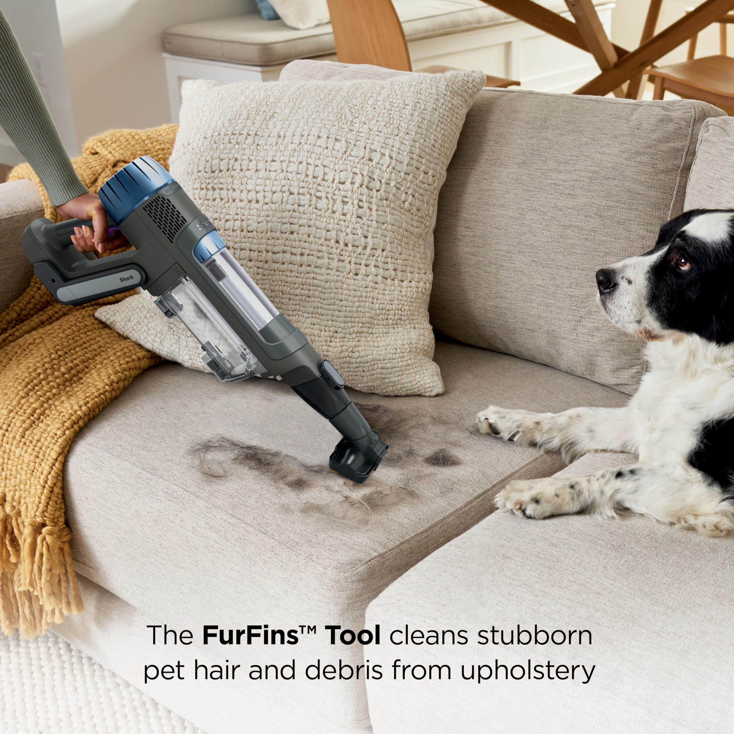 Shark PowerDetect tecnología MultiFlex, articulación para rincones bajos