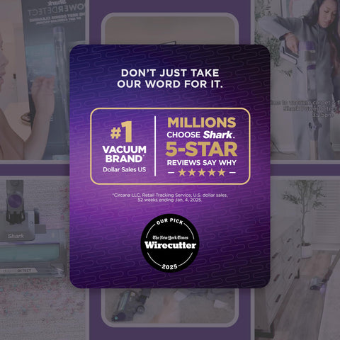 Shark PowerDetect limpieza en ambas direcciones, recogida de suciedad adelantada