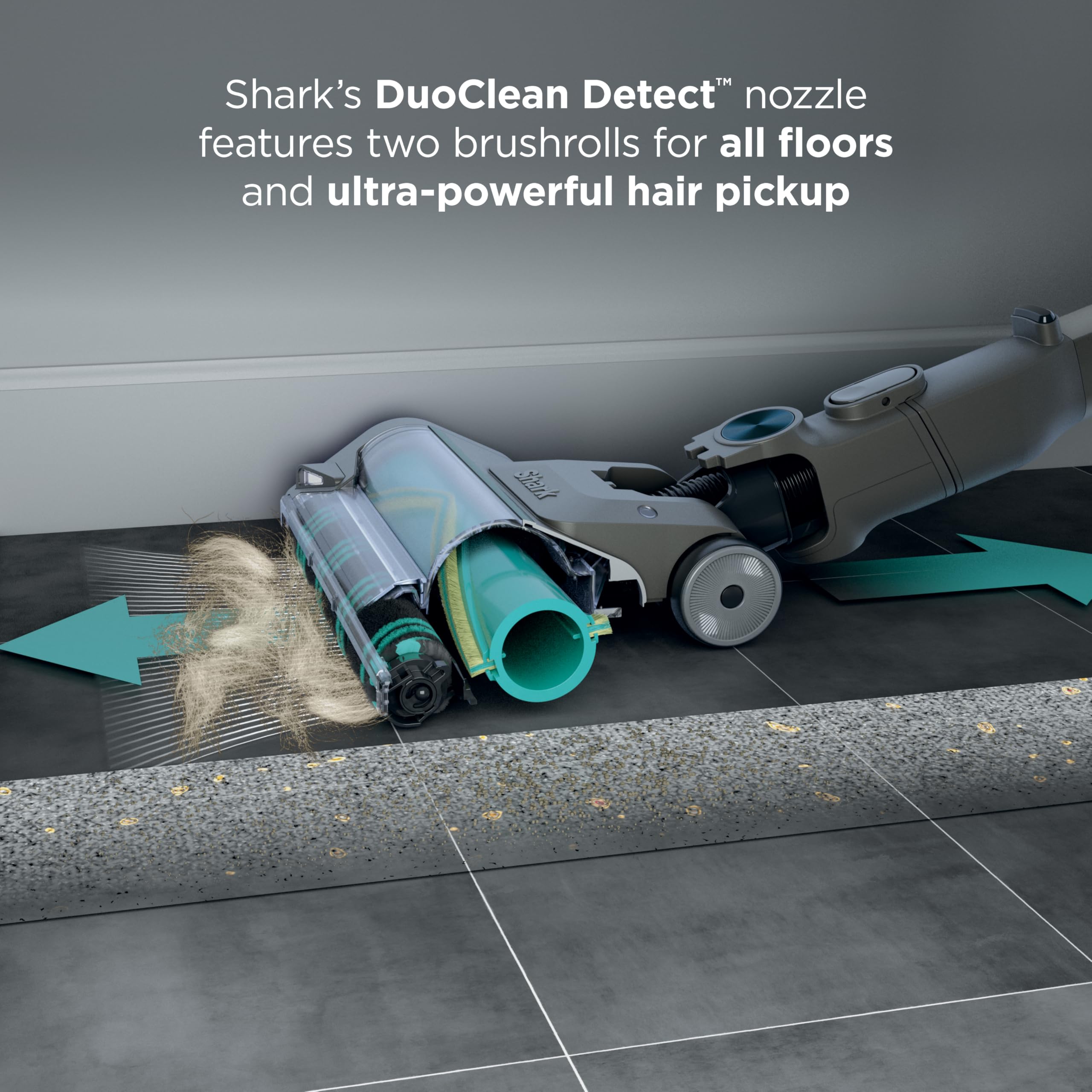 Shark PowerDetect tecnologías inteligentes, ajustan potencia ante la suciedad