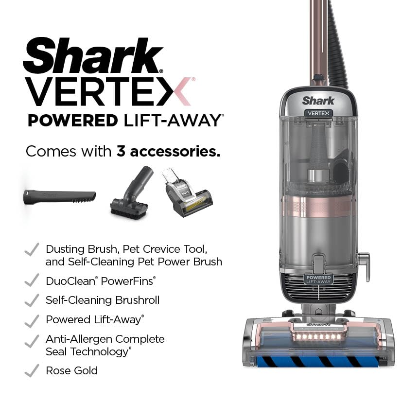 Shark Vertex filtro HEPA antipolvo para alergias