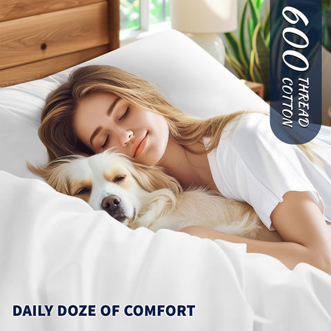 Sábana plana Shilucheng de lujo para cama Reina y sueño suave.