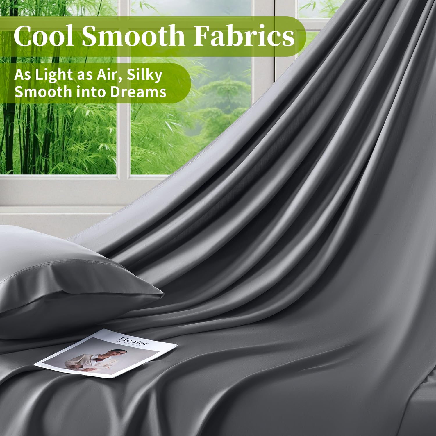 Sábanas Shilucheng arrugas resistentes aspecto liso