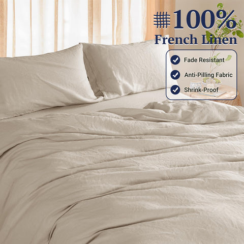 Shilucheng ofrece textura de lino francés natural que aporta suavidad y regulación de temperatura.