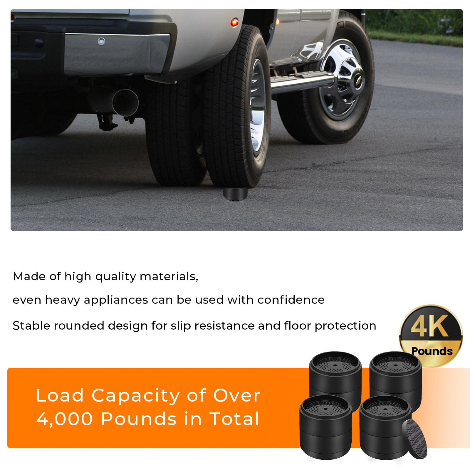 shouwuhho elevadores-muebles-4pulgadas: elevación máxima para reposicionar muebles grandes