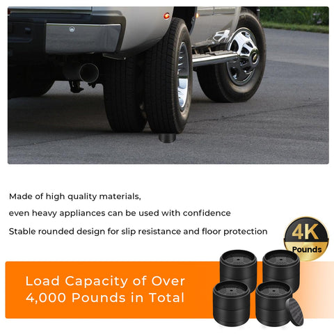 shouwuhho elevadores-muebles-4pulgadas: elevación máxima para reposicionar muebles grandes