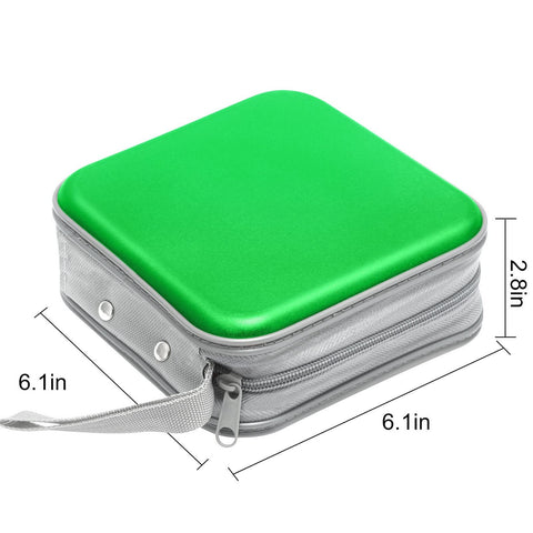 Siveit: estuche CD verde para organización rápida.