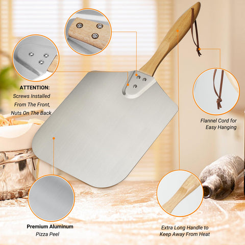 Paleta Skyflame colgada con cuerda para almacenamiento práctico.