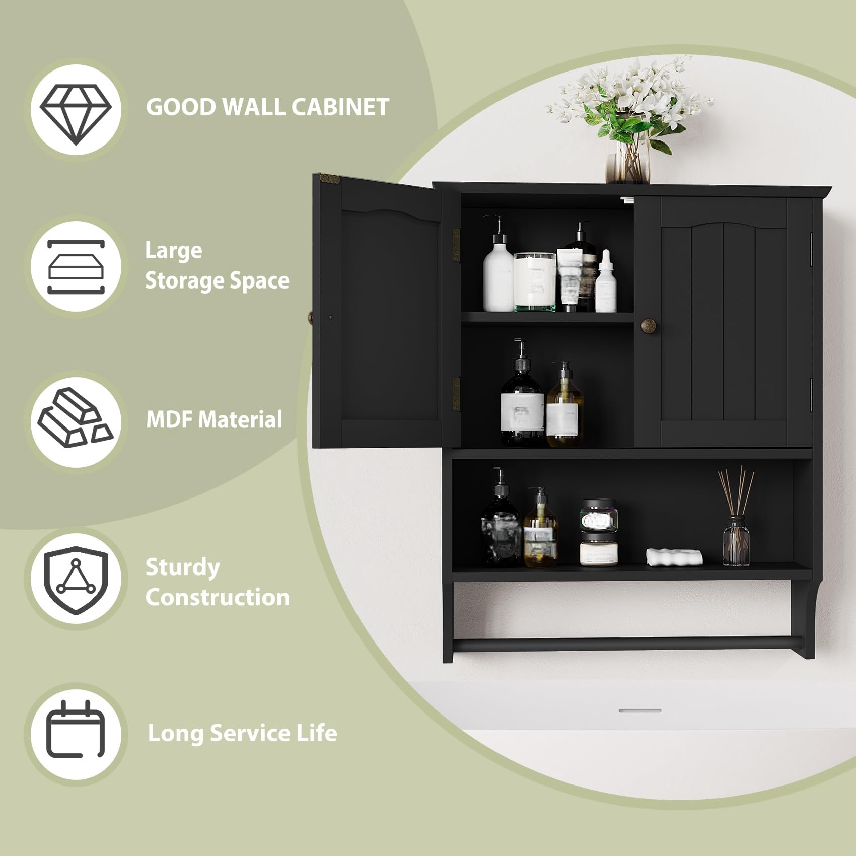 Smuxee barra para toallas integrada añade funcionalidad al baño