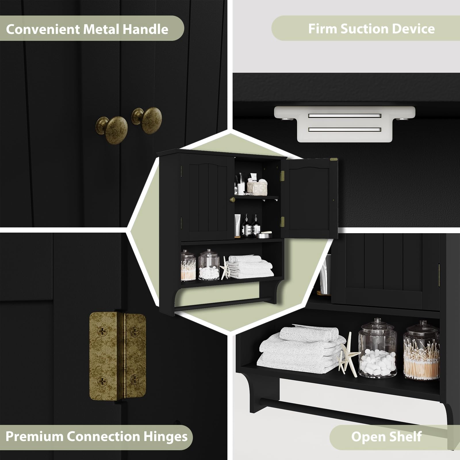 Smuxee almacenamiento privado tras la puerta para objetos delicados