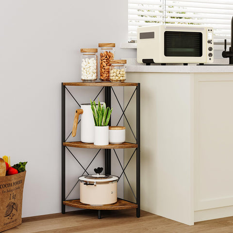 Snughome estantería esquina borde redondeado para seguridad.